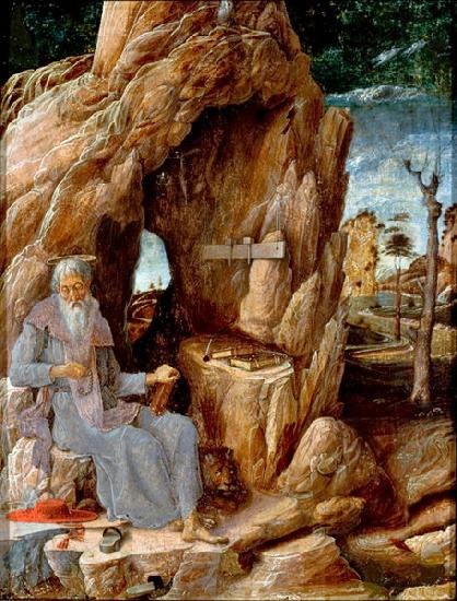 Andrea Mantegna San Girolamo nel Deserto oil painting image